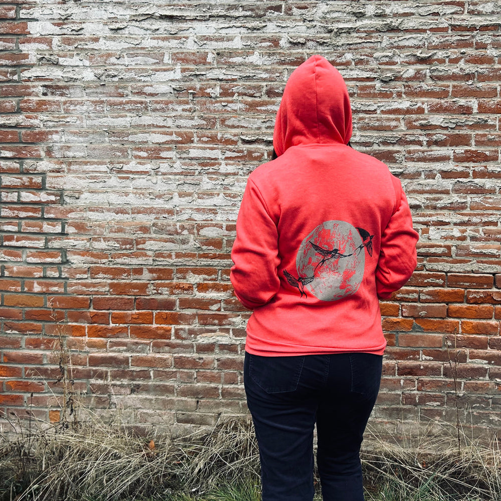 Night Swallows Zip Hoodie