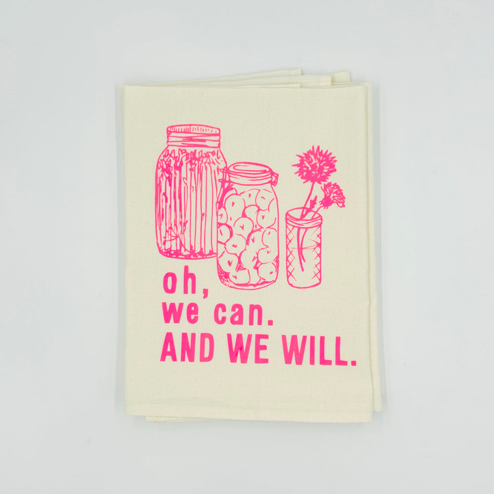 
                  
                    Oh We Can Tea Towel
                  
                