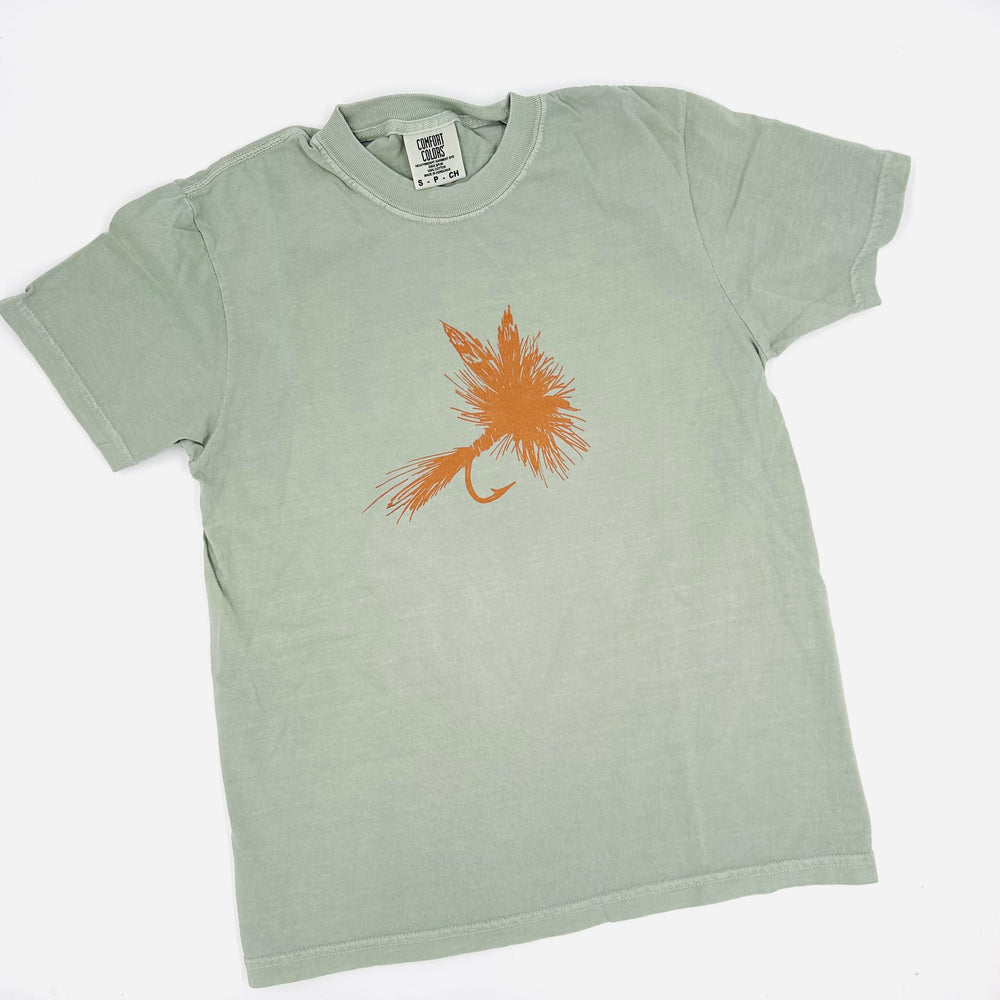 Adams Fly Tee :: Light Sage