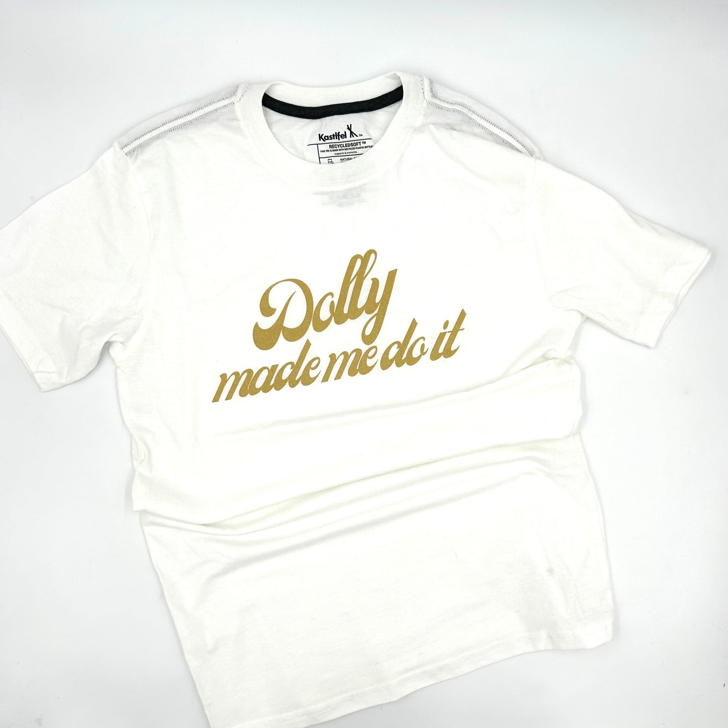 
                  
                    Dolly Made Me Do It Tee :: White
                  
                