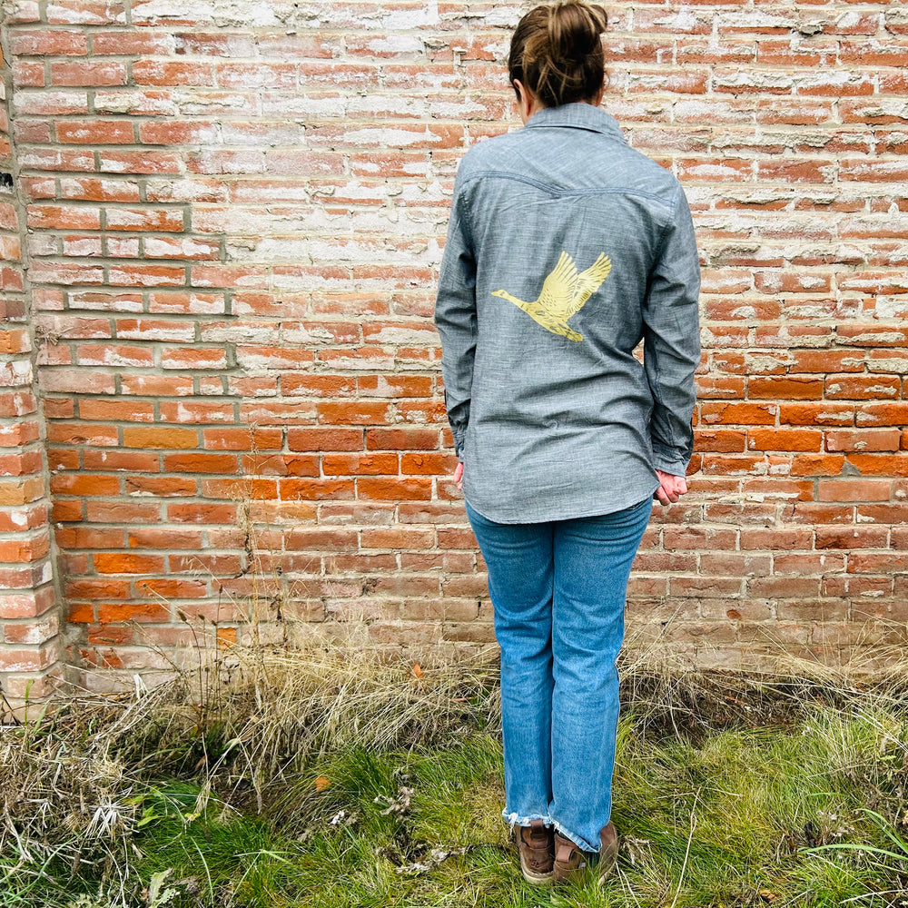 Wild Golden Goose Chambray Shirt