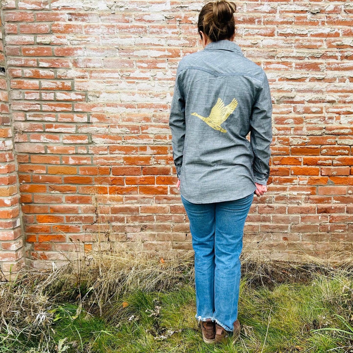 
                  
                    Wild Golden Goose Chambray Shirt
                  
                