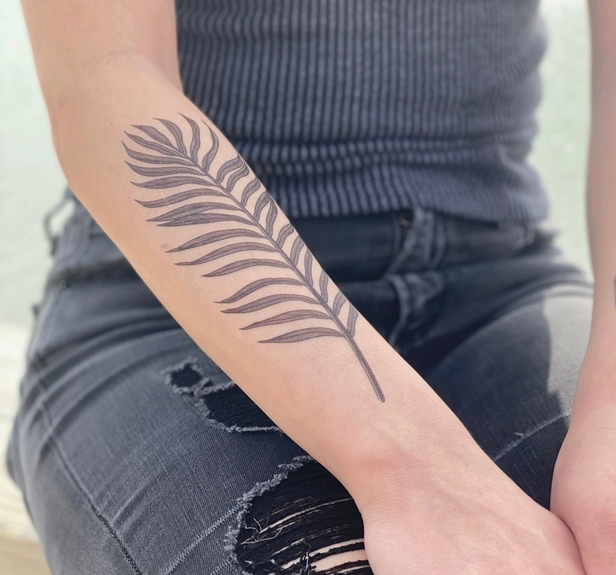
                  
                    Palm Branch Temp Tattoo
                  
                