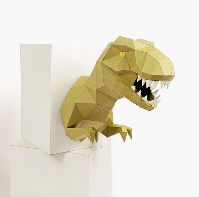 
                  
                    Wall-Mount T-Rex Model Papercraft Kit
                  
                