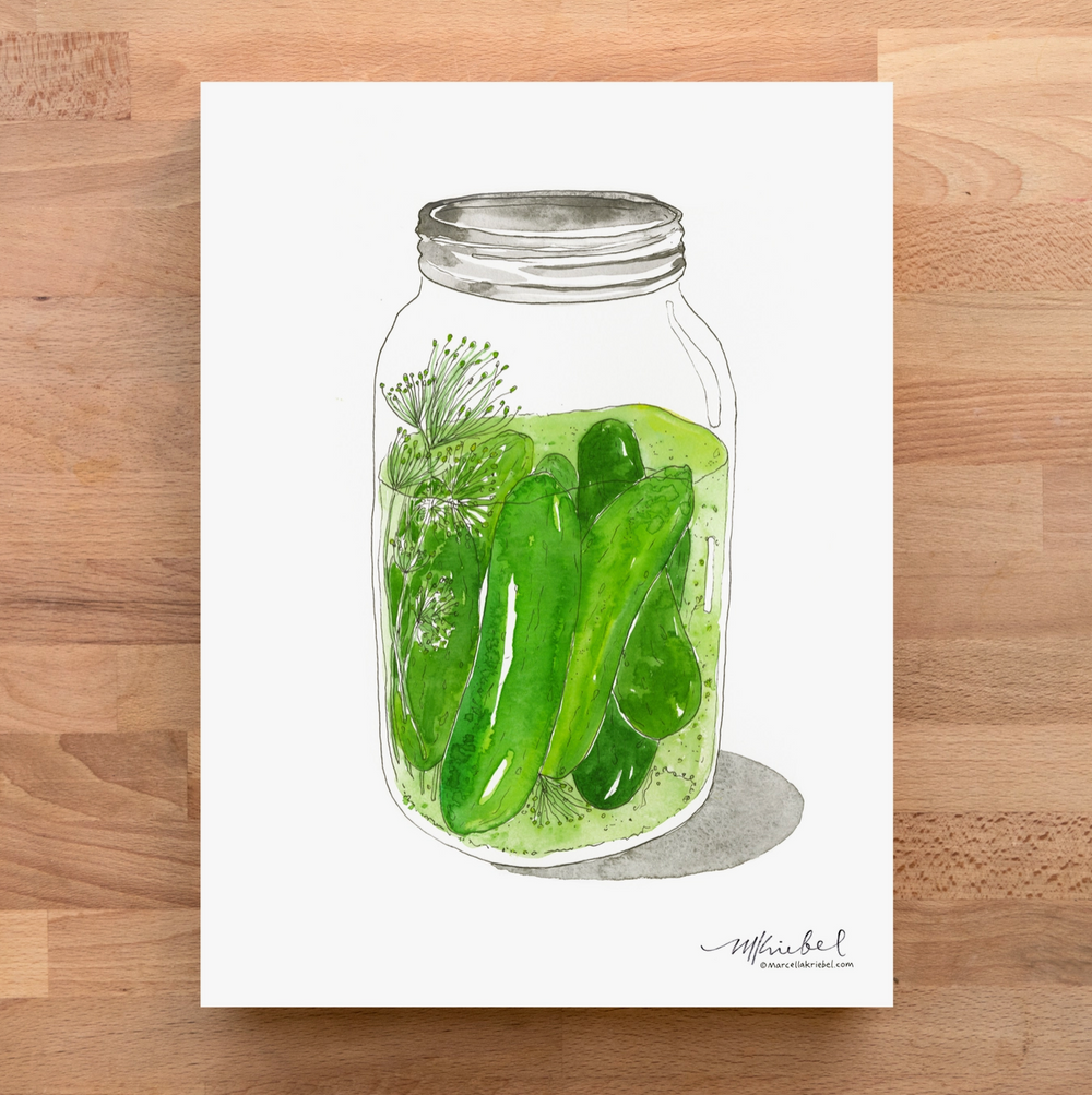 Jar of Pickles Print
