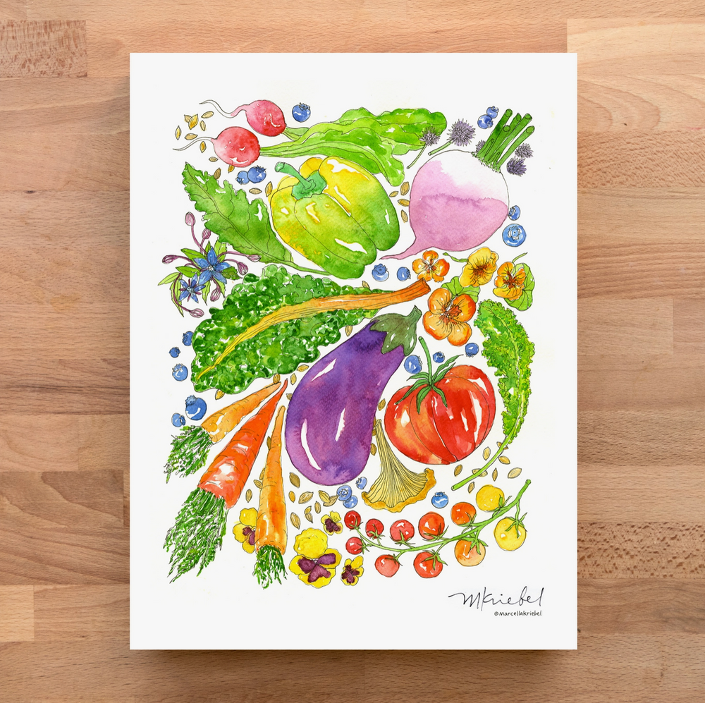 Veggie Bounty Print