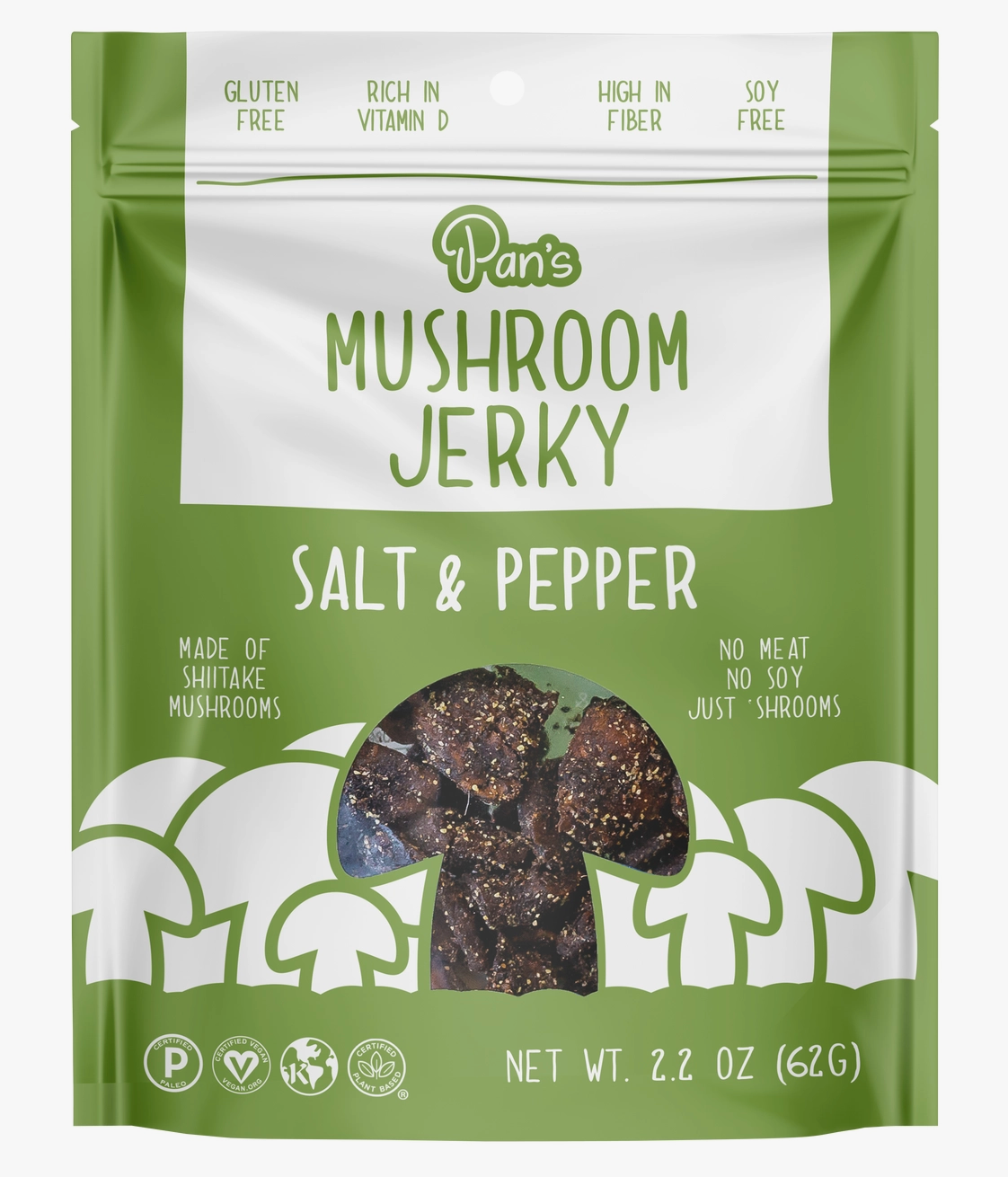 
                  
                    Pan's Mushroom Jerky :: Salt + Pepper
                  
                
