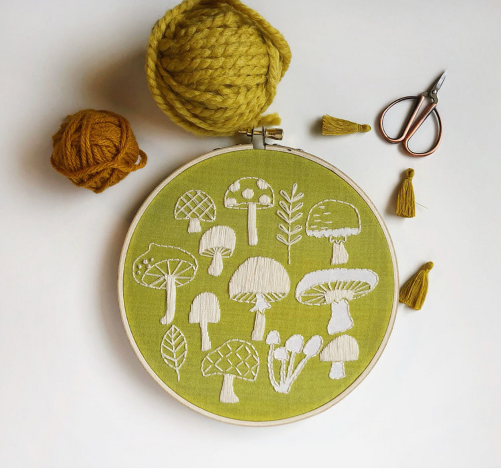
                  
                    Mushrooms Embroidery Kit
                  
                