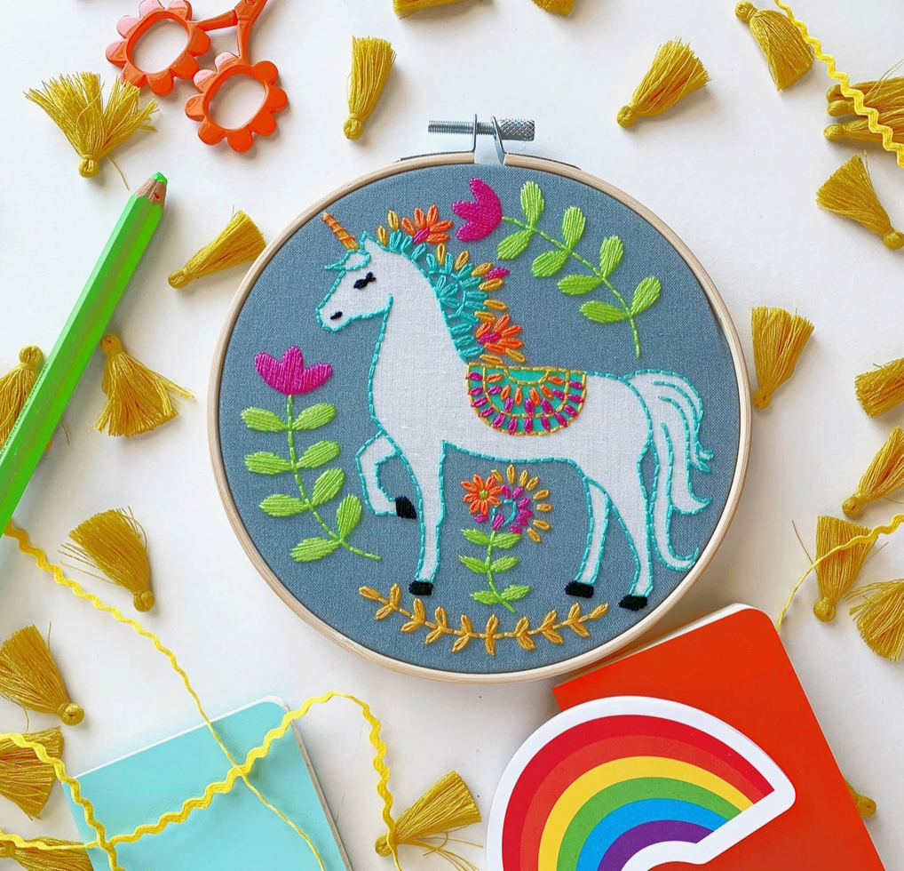 
                  
                    Unicorn Embroidery Kit
                  
                