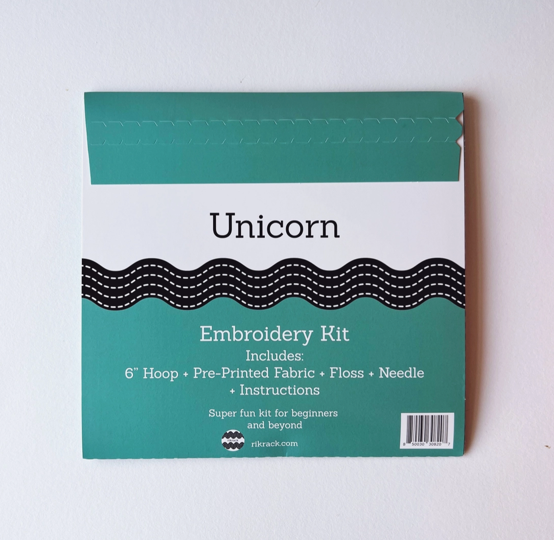 
                  
                    Unicorn Embroidery Kit
                  
                
