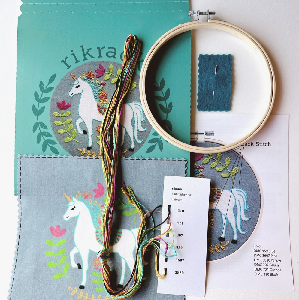 
                  
                    Unicorn Embroidery Kit
                  
                