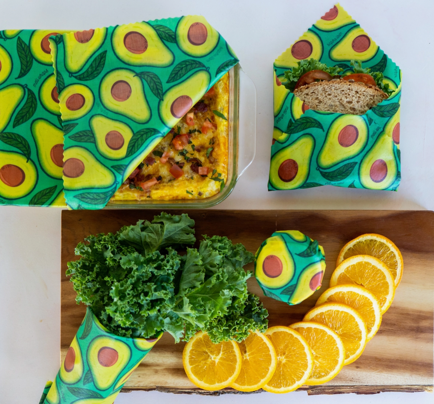 
                  
                    Beeswax Food Wrap (Bulk Roll) :: Avocado Print
                  
                