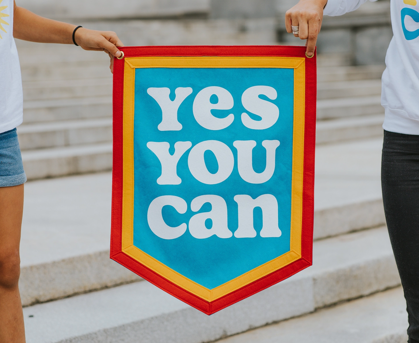 
                  
                    Camp Flag :: Yes You Can
                  
                
