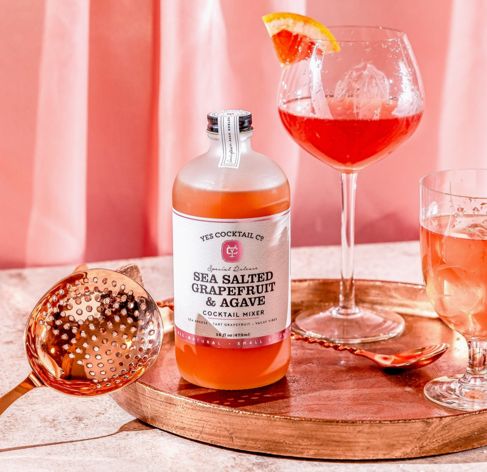 Sea Salted Grapefruit + Agave Cocktail Mixer