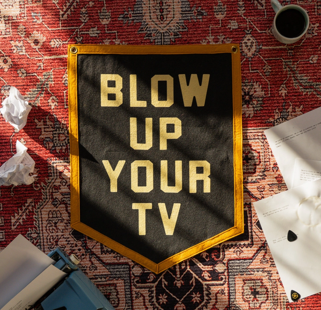 
                  
                    Camp Flag :: Blow Up Your TV
                  
                