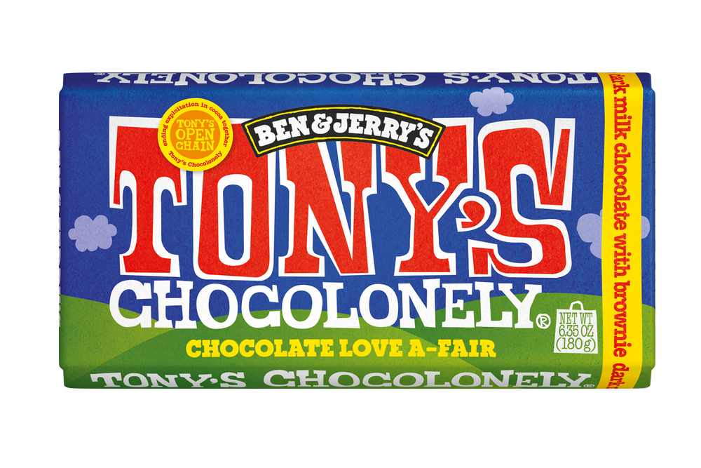 Tony's Dark Milk Chocolate w/ Brownie Bar