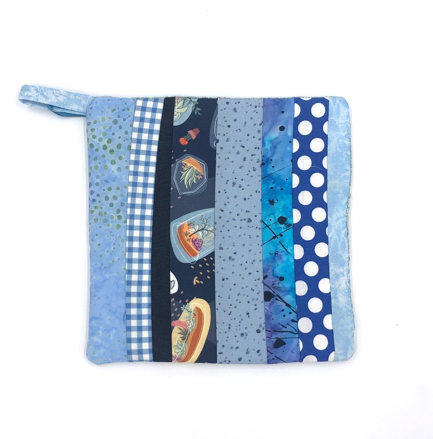 
                  
                    Scrappy Potholder :: Sky Blues
                  
                