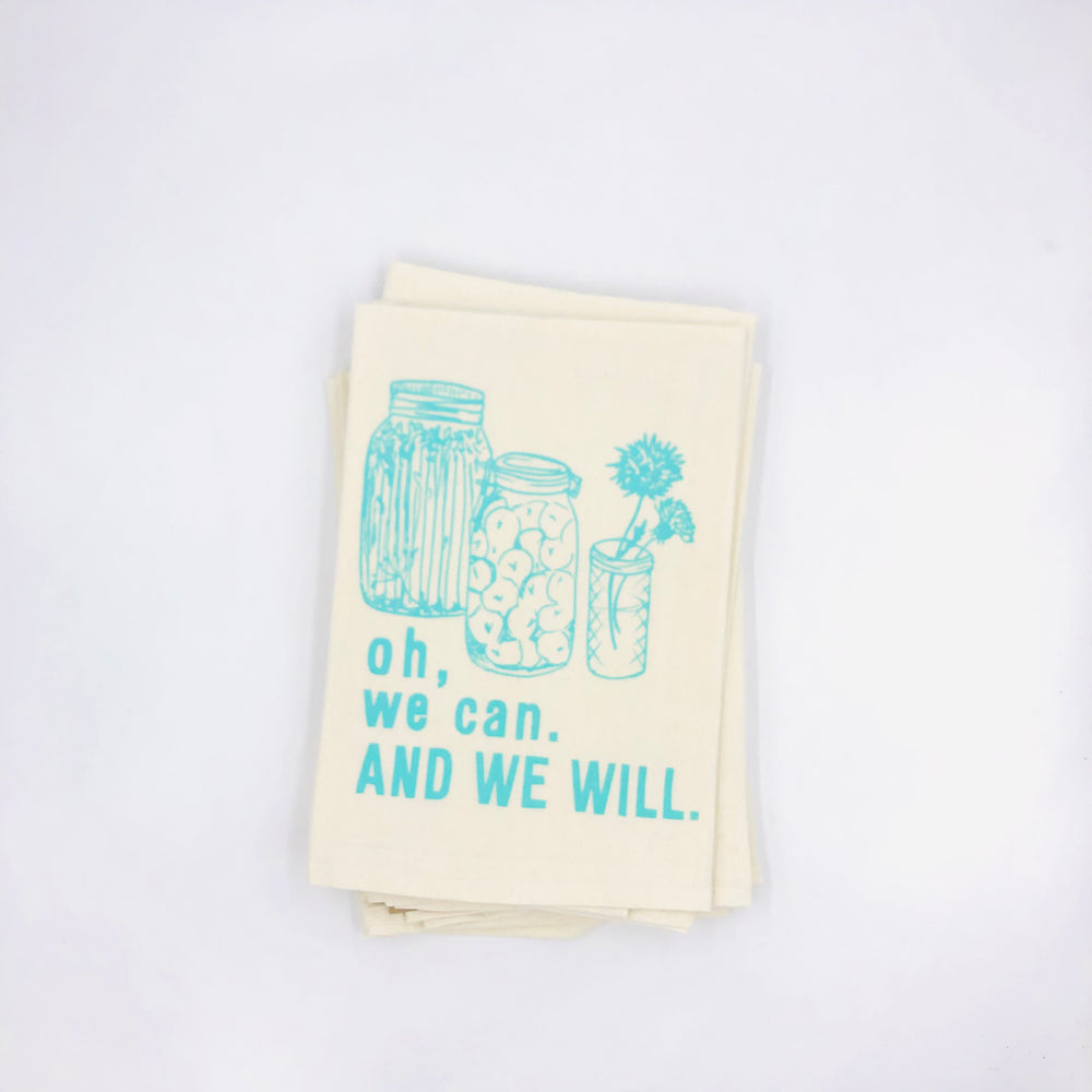 
                  
                    Oh We Can Tea Towel
                  
                