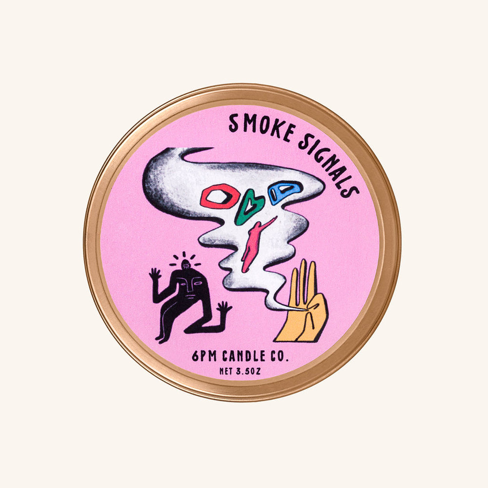 Smoke Signals Travel Candle