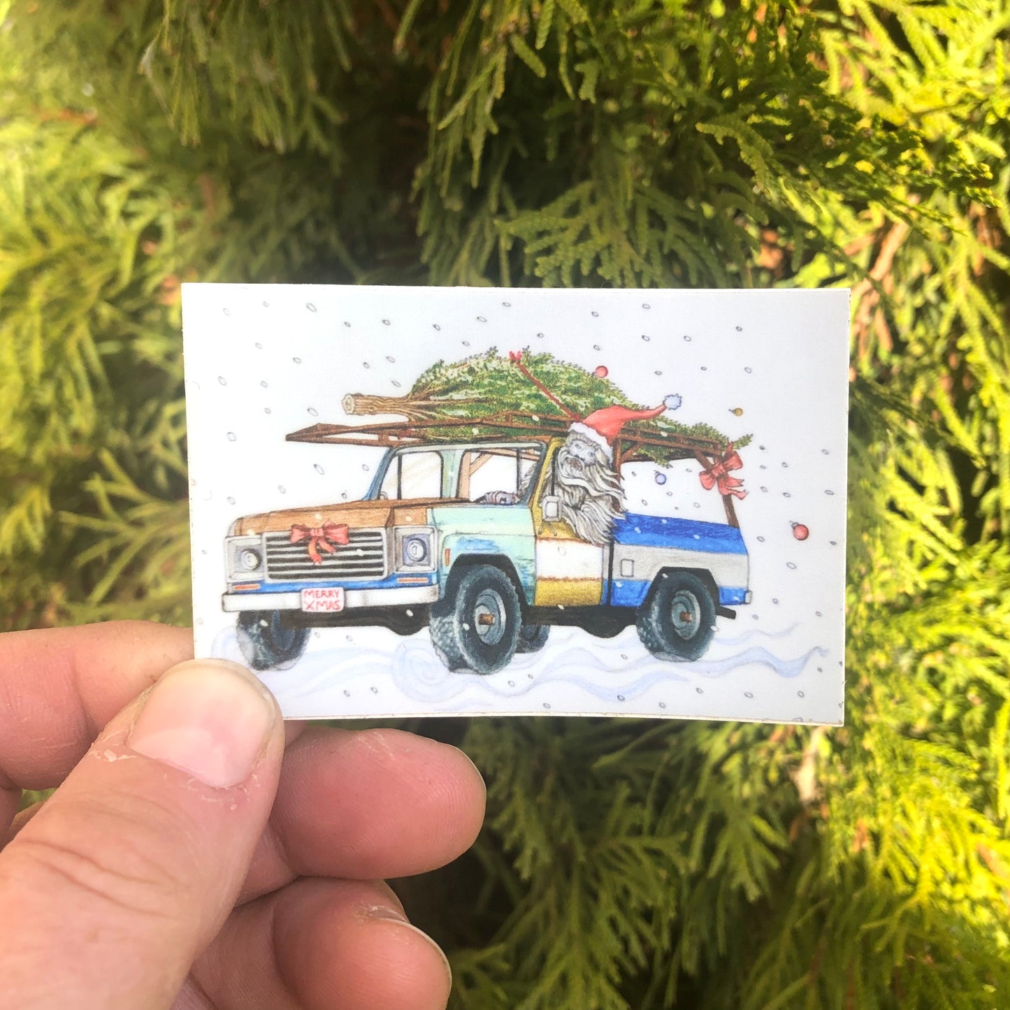 
                  
                    Yeti with a Christmas Tree Sticker
                  
                