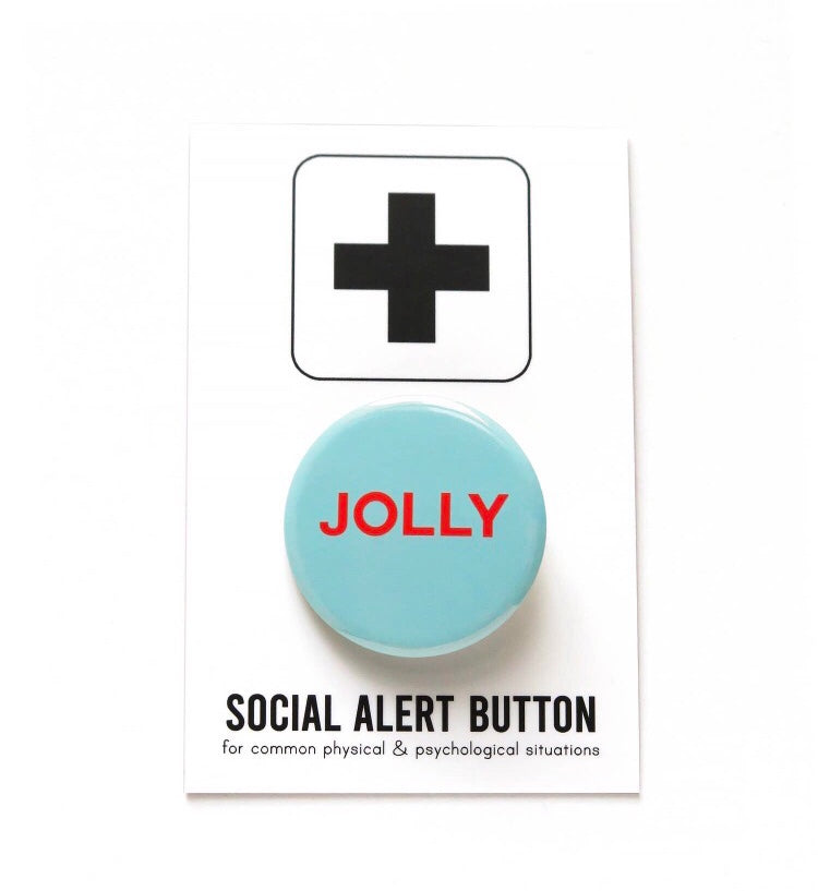 JOLLY Pinback Button