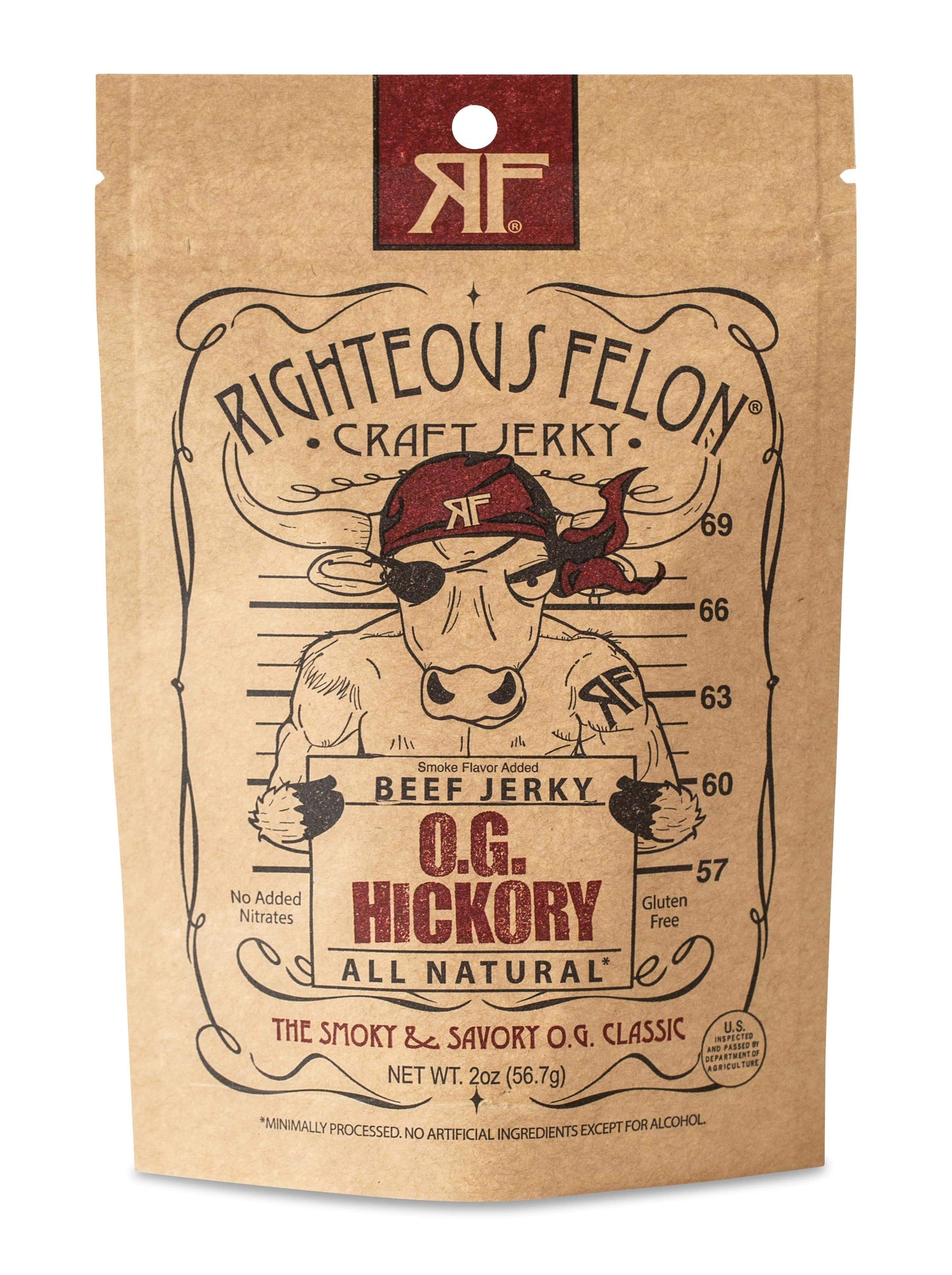 
                  
                    O.G. Hickory Jerky 2 oz
                  
                