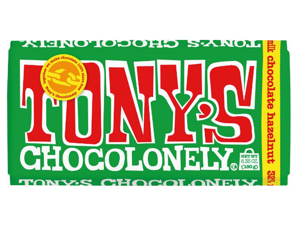 Tony's Milk Hazelnut Chocolate Bar