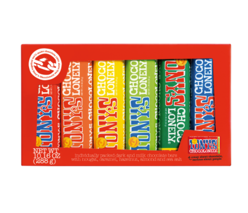 Tony's Rainbow Pack Chocolate Bars