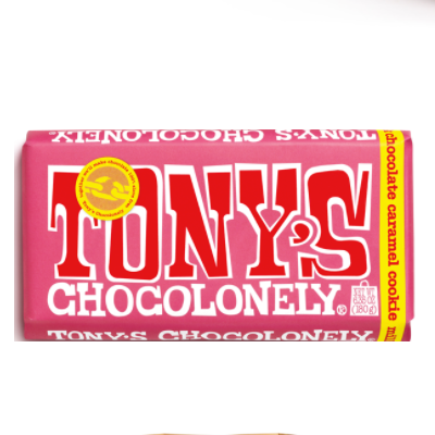 Tony's Milk Chocolate Caramel Cookie Bar