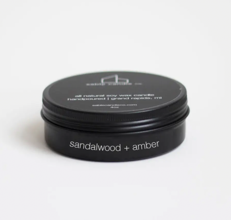 
                  
                    Sandalwood + Amber Travel Candle
                  
                