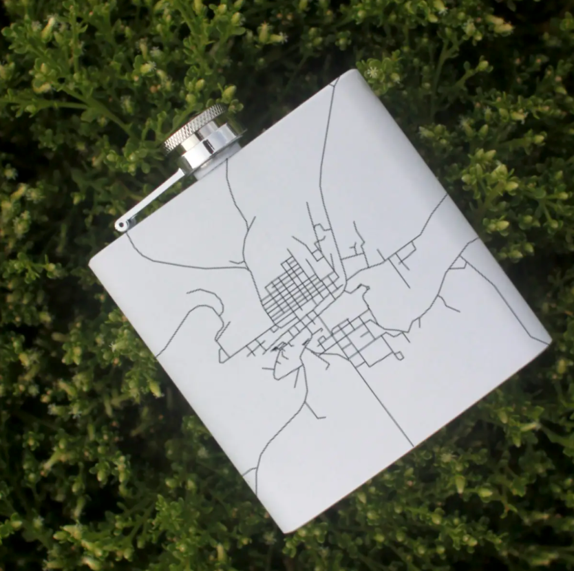 
                  
                    Palouse Street Map Hip Flask
                  
                