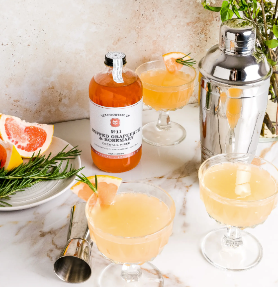 
                  
                    Hopped Grapefruit + Rosemary Cocktail Mixer
                  
                
