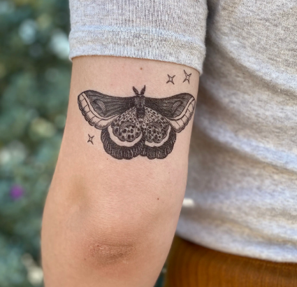 
                  
                    Night Moth Temp Tattoo
                  
                