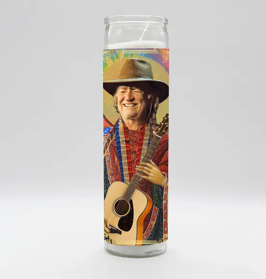 Willie Nelson Candle