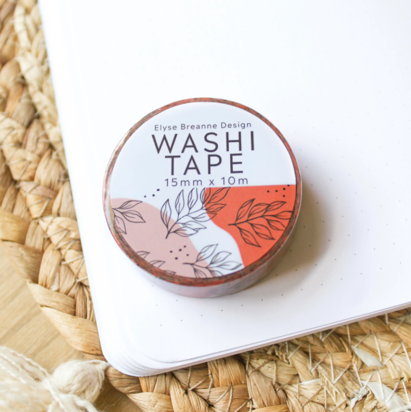 
                  
                    Washi Tape :: Pink Leaves
                  
                