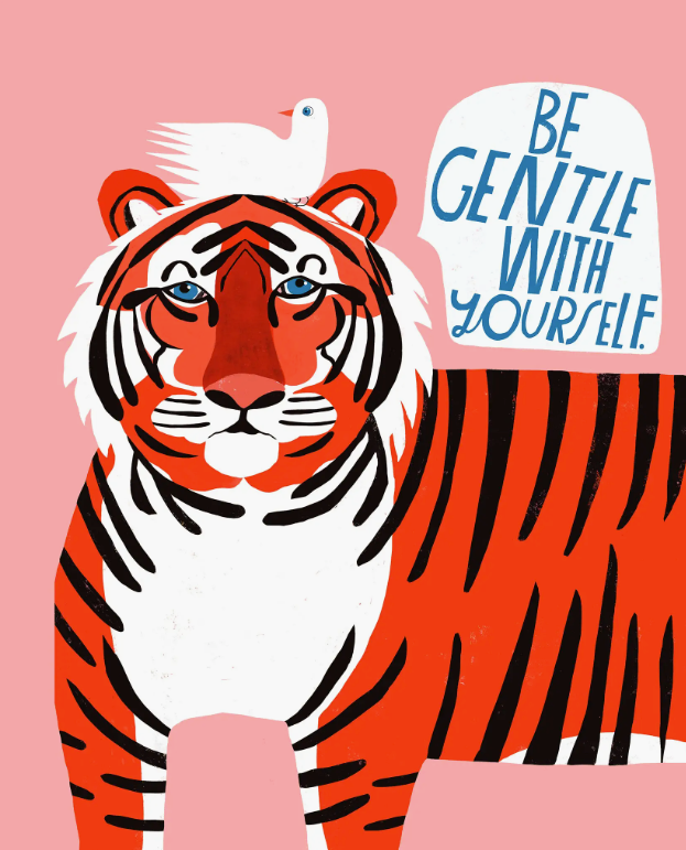 Be Gentle With Yourself Art Print