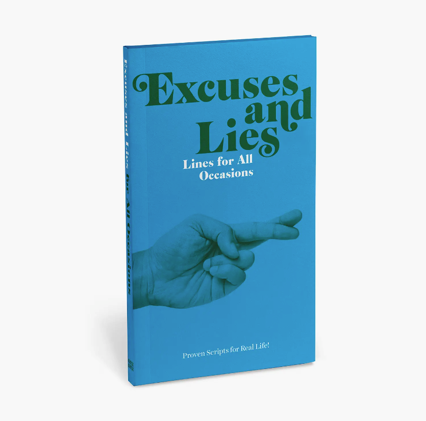 
                  
                    Excuses and Lies Book
                  
                