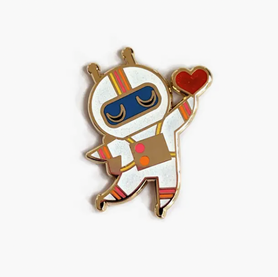 
                  
                    Astronaut, You Have My Heart Enamel Pin
                  
                