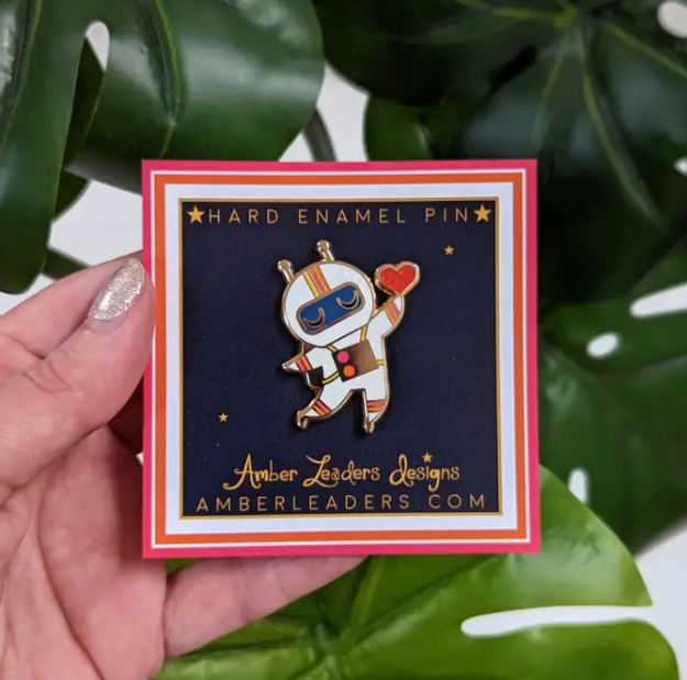 
                  
                    Astronaut, You Have My Heart Enamel Pin
                  
                