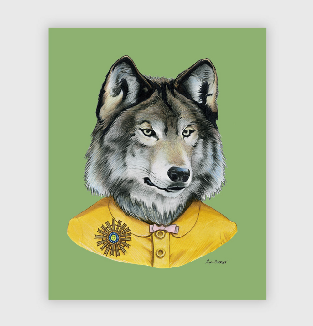 Wolf Lady Print