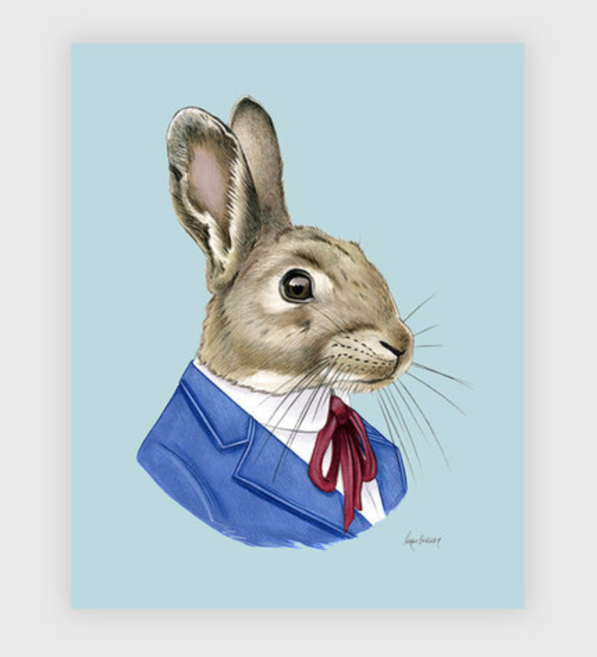 Brown Rabbit Print
