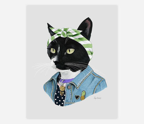 Cat Boss Print