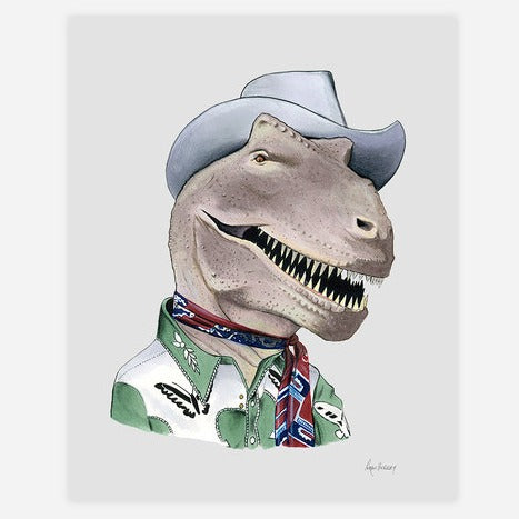 Southwest T-Rex Print