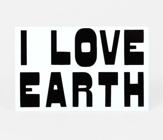 I LOVE EARTH Sticker